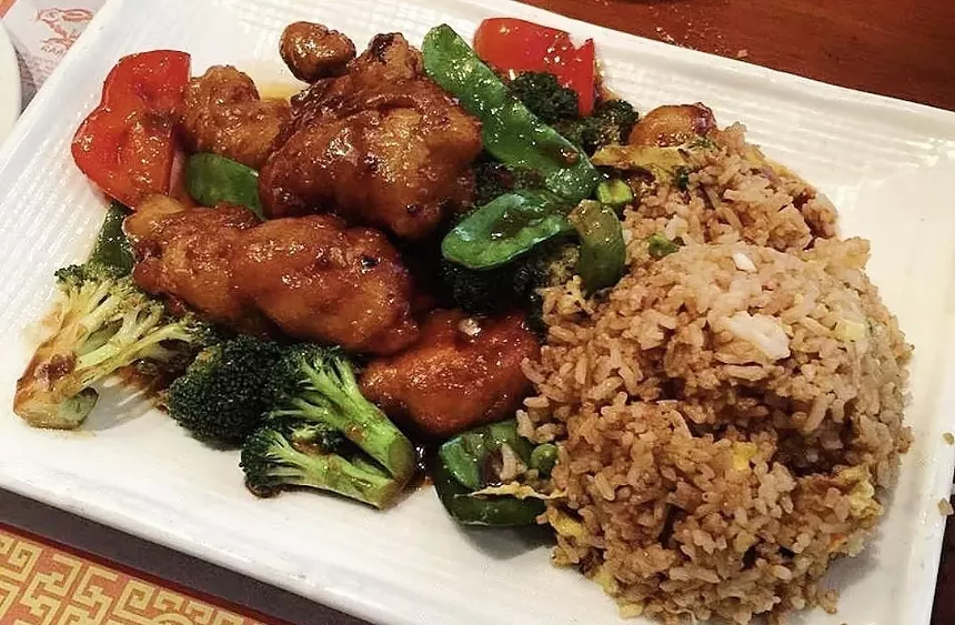 a chicken dish on a plate