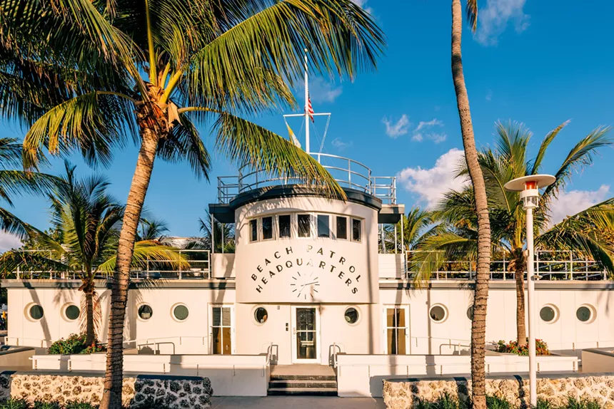Exterior of the Miami Beach Patrol Headquarters building