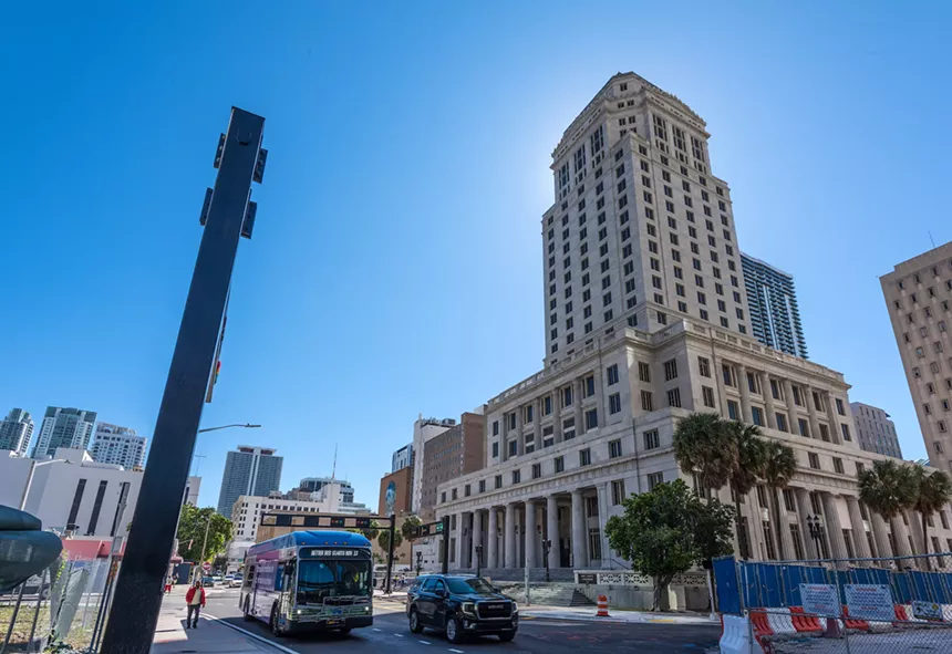Exterior of the Miami-Dade County Courthouse in downtown Miami