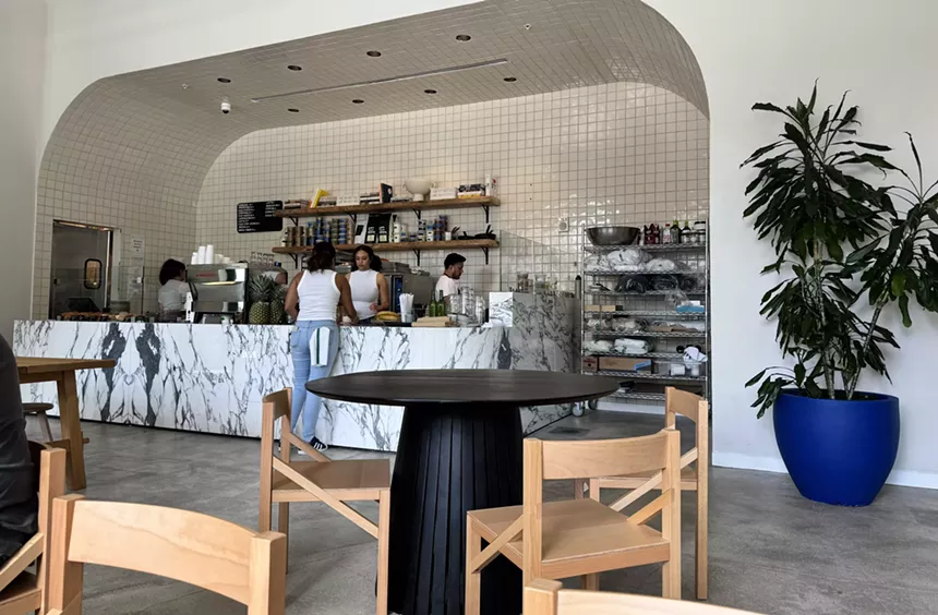 interior of bakery