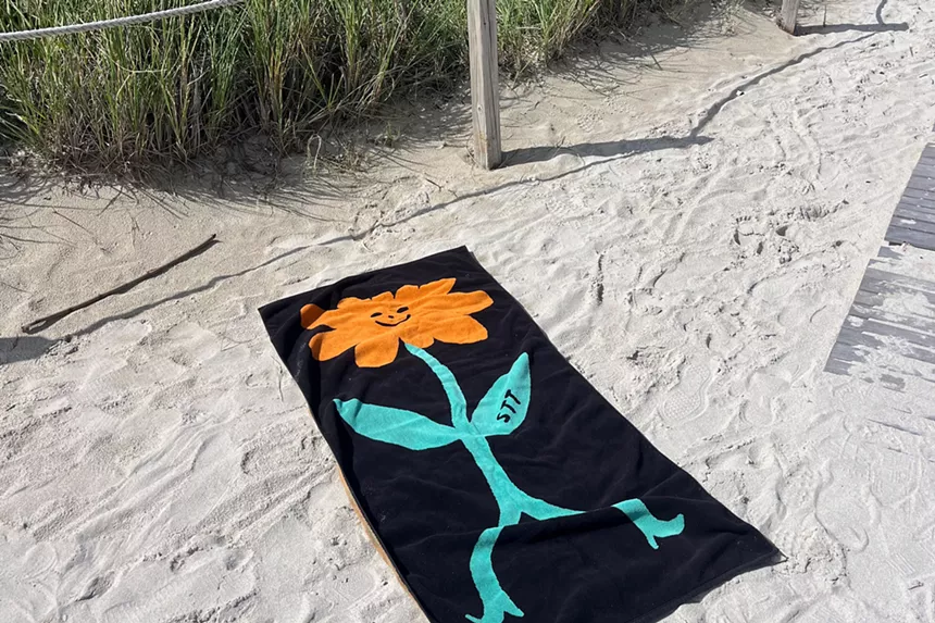 Beach towel design by @straighttotell