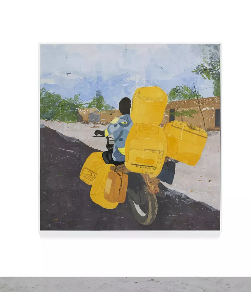 Painting by Hugo McCloud