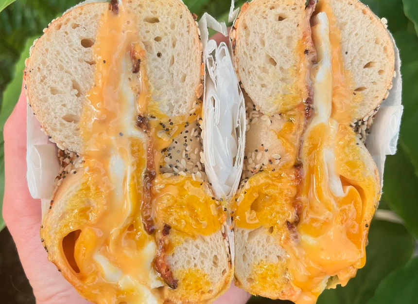 cheese bagel