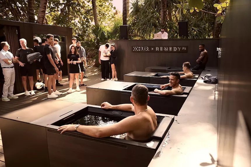 Kohler x Remedy Place activation at the Miami Beach Edition