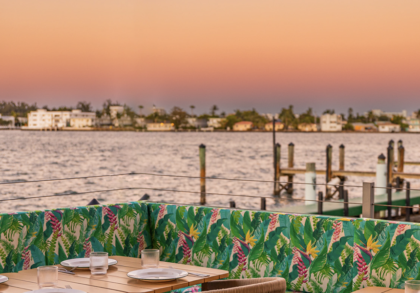 a sunset view
