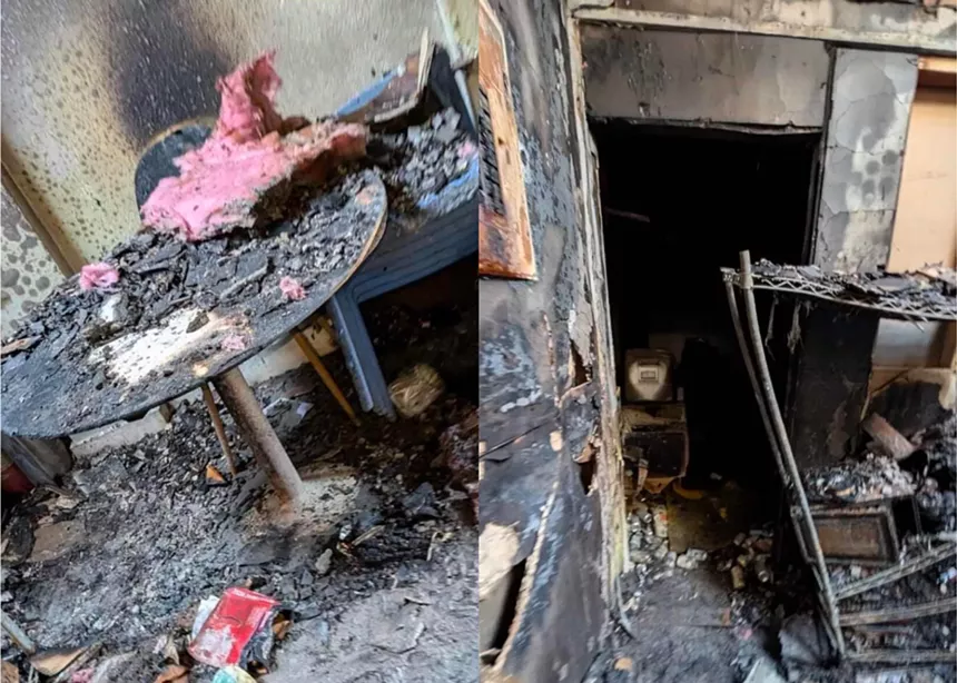 burnt furniture