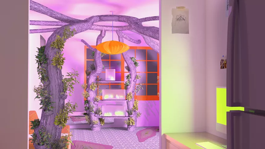purple art
