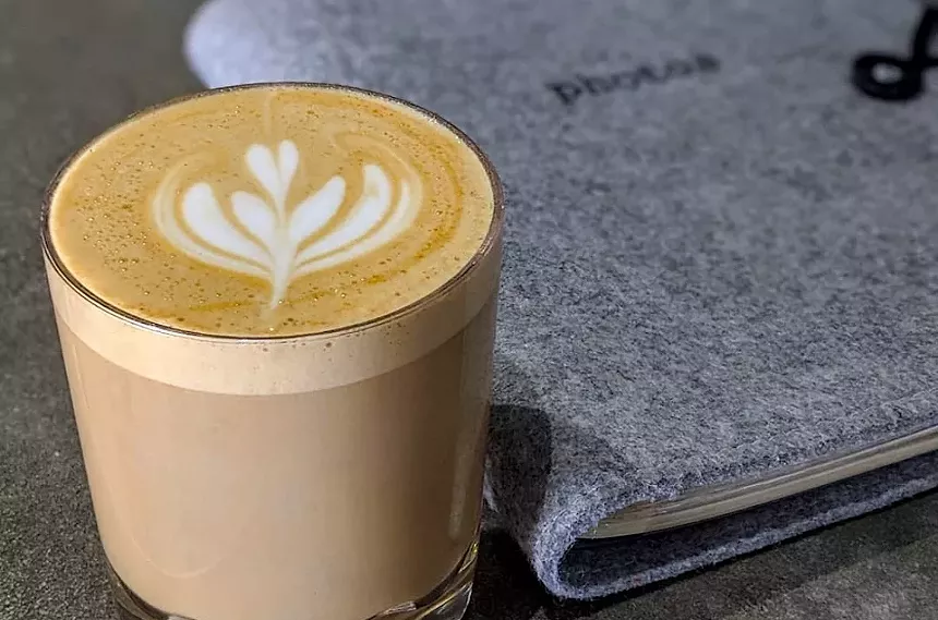 a latte
