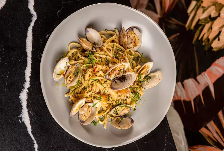 pasta and clams