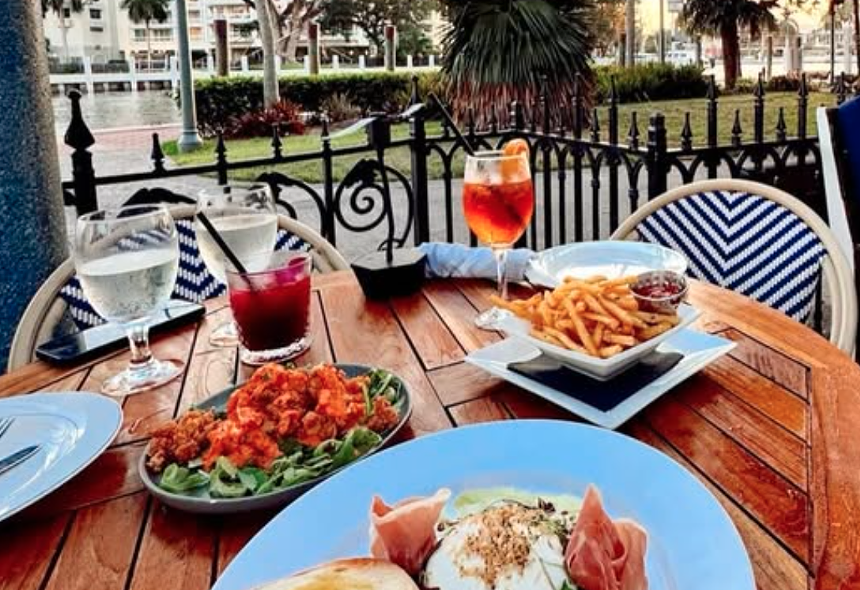 food on table