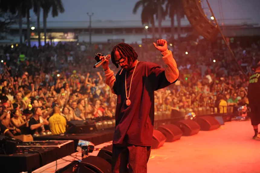Snoop Dogg onstage at Ultra Music Festival