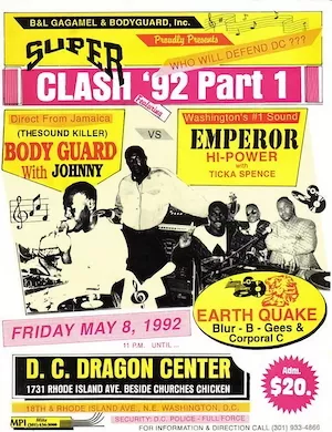A Jamaican dancehall poster