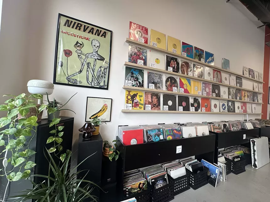 Inside of Connect Record Shop in Fort Lauderdale