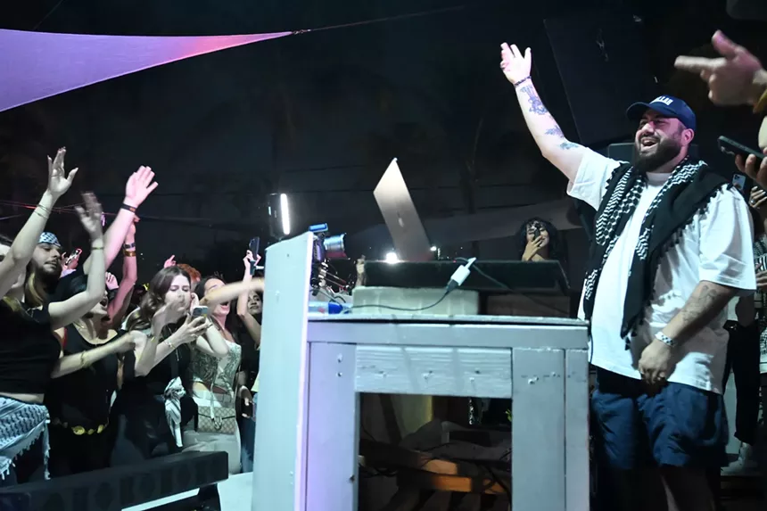DJ Habibeats performing at ZeyZey in Miami