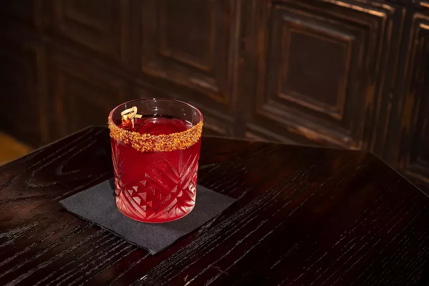 red cocktail