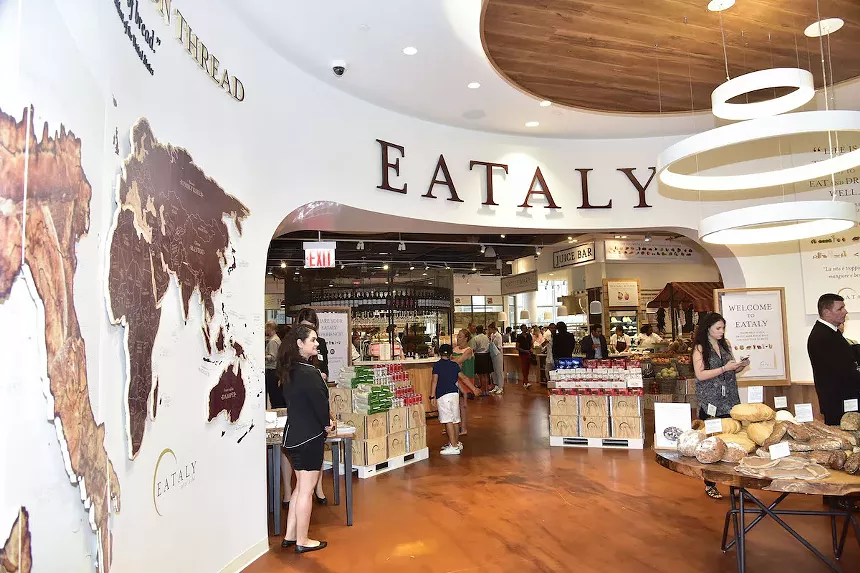 a food hall sign