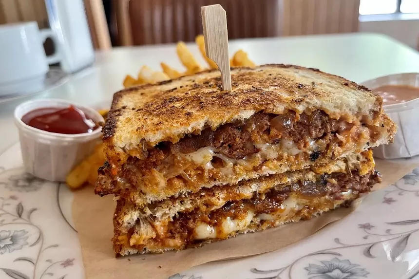 grilled burger
