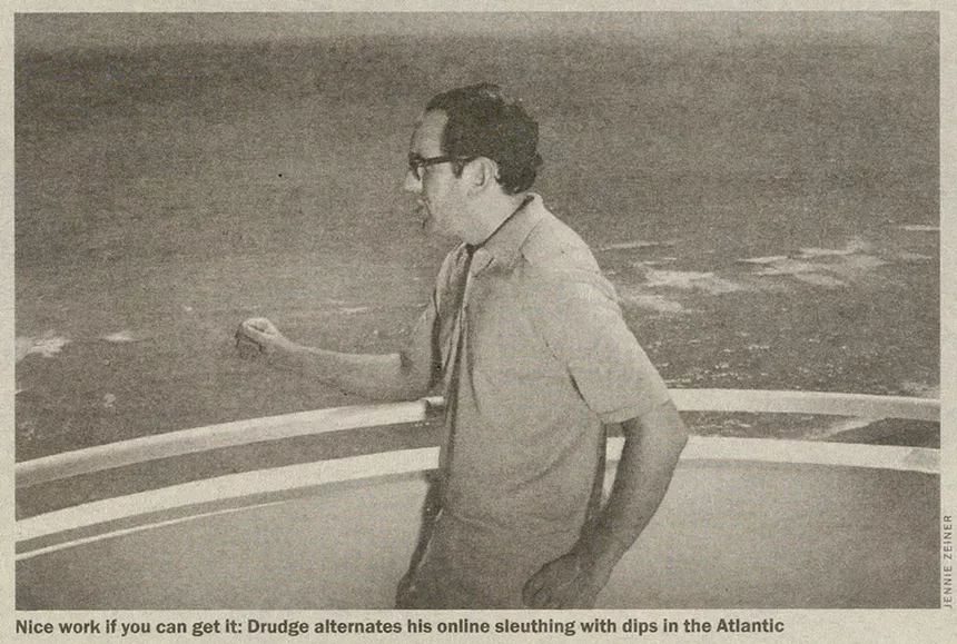 Screenshot of a photo published in an alt-weekly tabloid newspaper