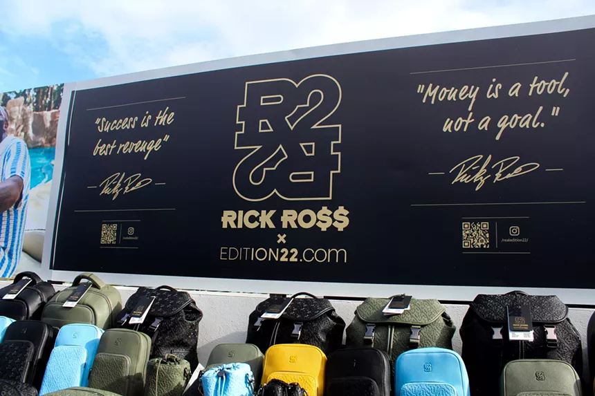 Bags designed by Rick Ross for Edition22.