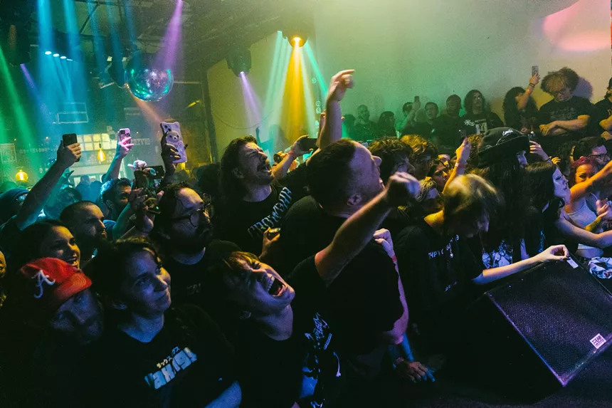 The crowd at a metal show in Florida.
