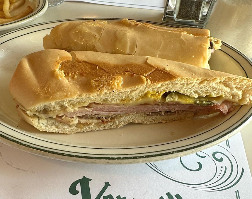 sandwich on a plate