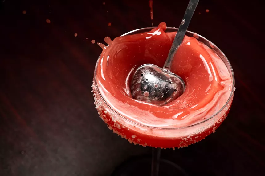 a cocktail splash