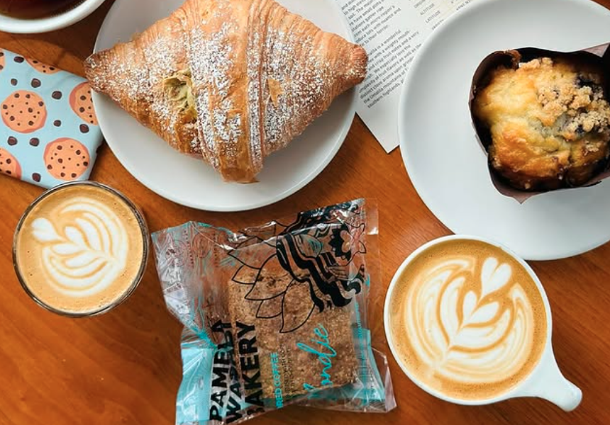 lattes and brownies