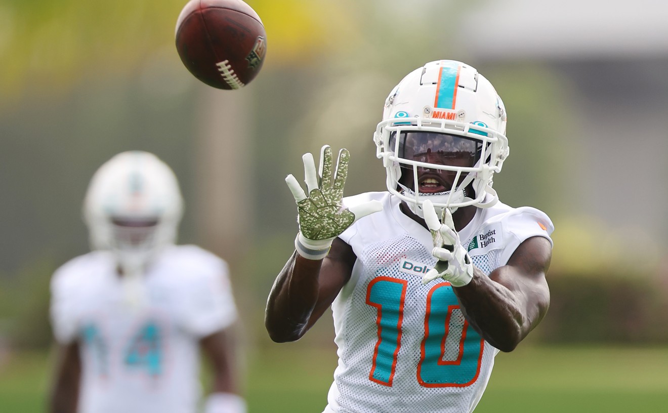 Tyreek Hill in a Miami Dolphins uniform is literally a game-changer.
