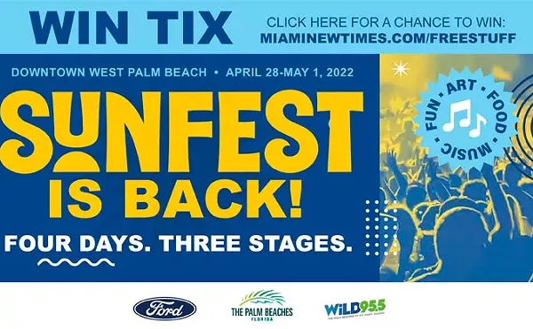 Win a pair of tickets to SunFest 2022!