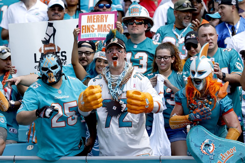 Miami Dolphins: Eclectic mix of fans fill stands at home finale against  Cincinnati Bengals