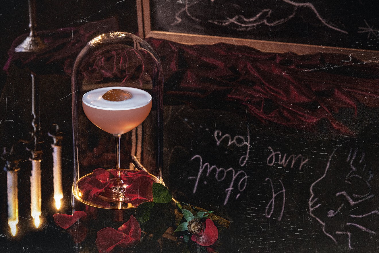 Fairy tales come in sippable form at LPM Restaurant this Valentine's Day with the Beauty & the Beast libation.