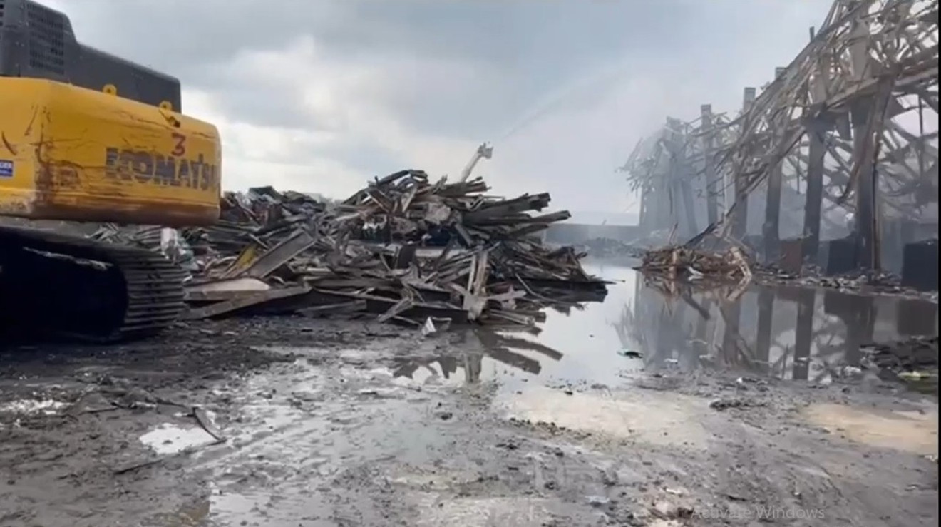 A fire sparked February 12, 2023, ravaged the Miami-Dade Resource Recovery Facility run by Covanta.