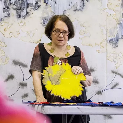 Mira Lehr in her Miami Beach studio