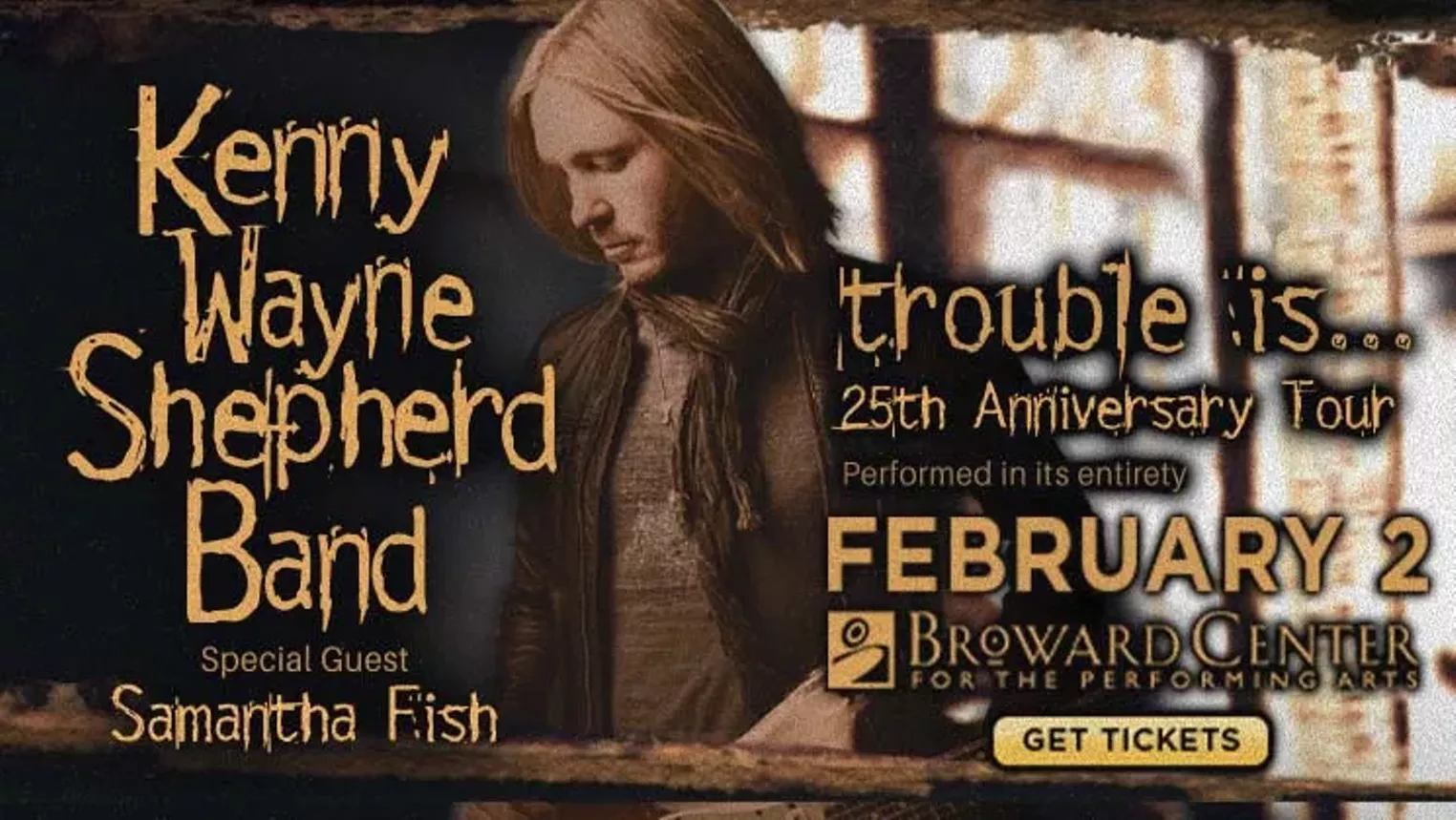 ENTER TO WIN TICKETS TO SEE KENNY WAYNE SHEPARD BAND WITH SAMANTHA FISH - Vimarsana News
