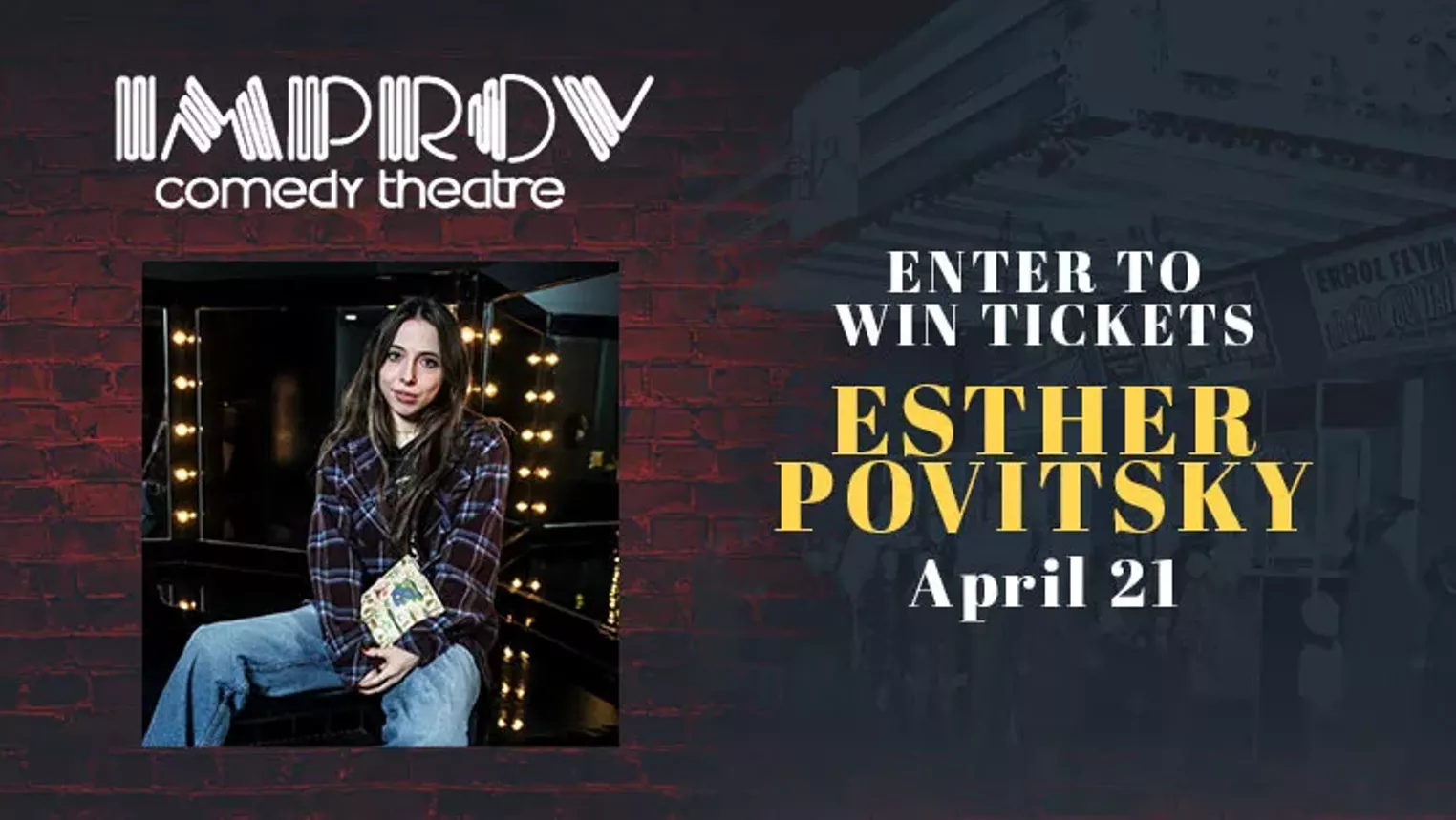 Enter To Win Tickets to see Esther Povitsky at The Miami Improv on April 21st! - Vimarsana News
