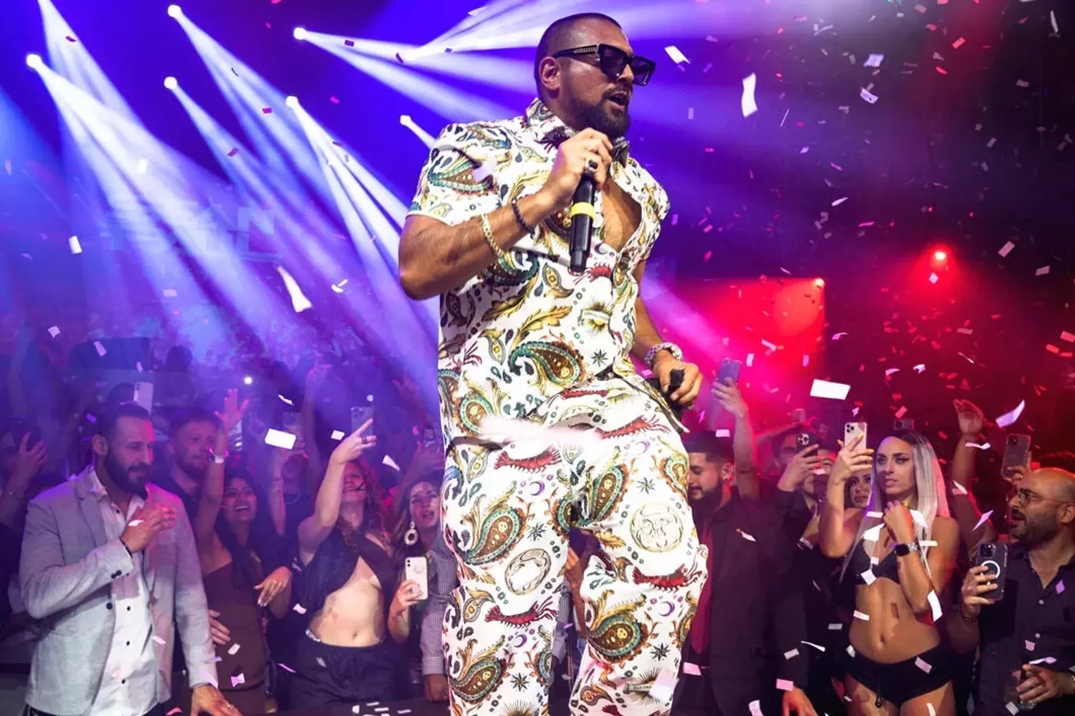 Miami Nightlife Photos Sean Paul, 50 Cent, and Tyler Herro Miami New Times