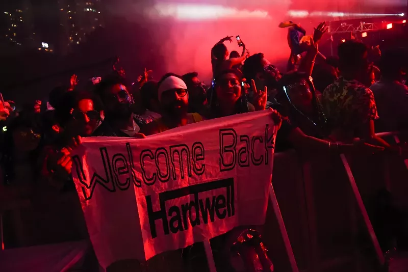 Image: Hardwell was the surprise guest on the final day of Ultra Music Festival. See more photos from Ultra Music Festival 2022 day three here.