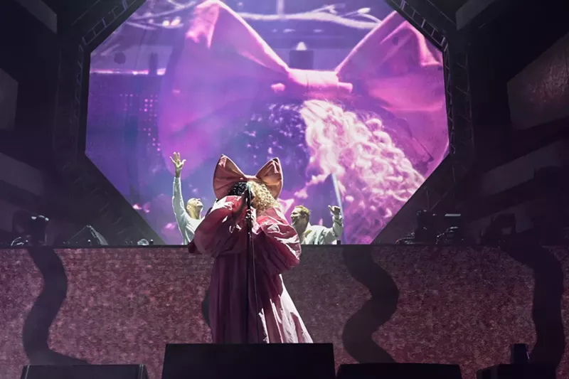 Image: Sia, David Guetta, and Afrojack at Ultra Music Festival