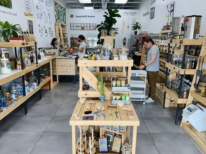Image: Zero-waste grocer Verde Market in South Miami.