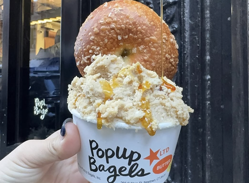 Image: bagel in a cup