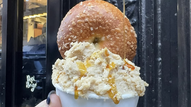 bagel in a cup