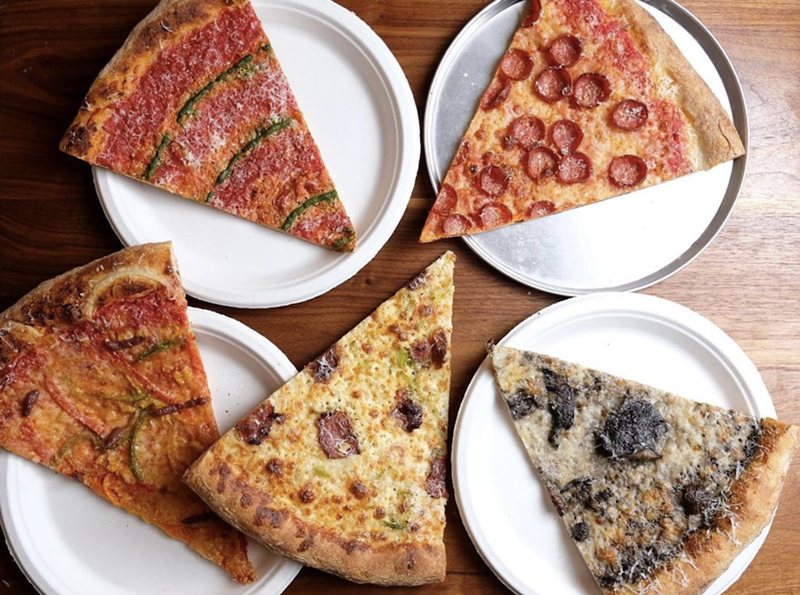 Image: pizza slices