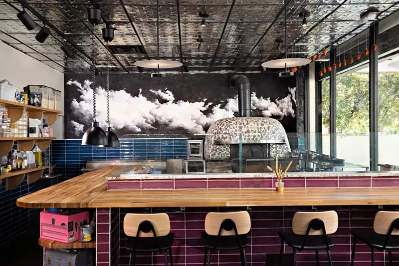 Image: The pizza bar at Walrus Rodeo