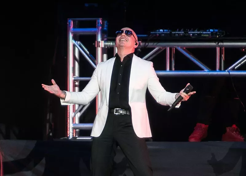 Image: Pitbull thanks the muse for inspiring his song, "Blood Sport."