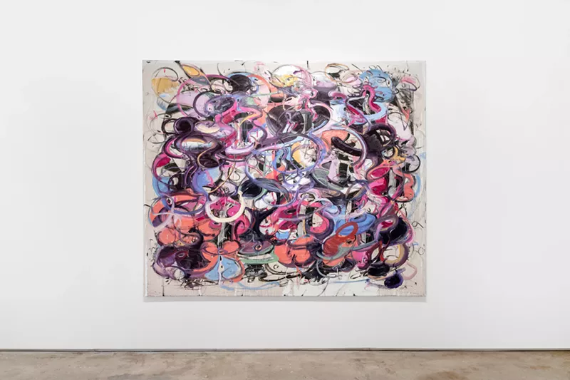 Image: Tomás Esson's painting Desparbajo is featured in Fredric Snitzer's 45th anniversary show.