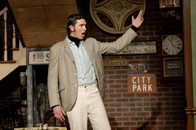 Image: Still of Nicholas Braun as Andy Kaufman in Saturday Night