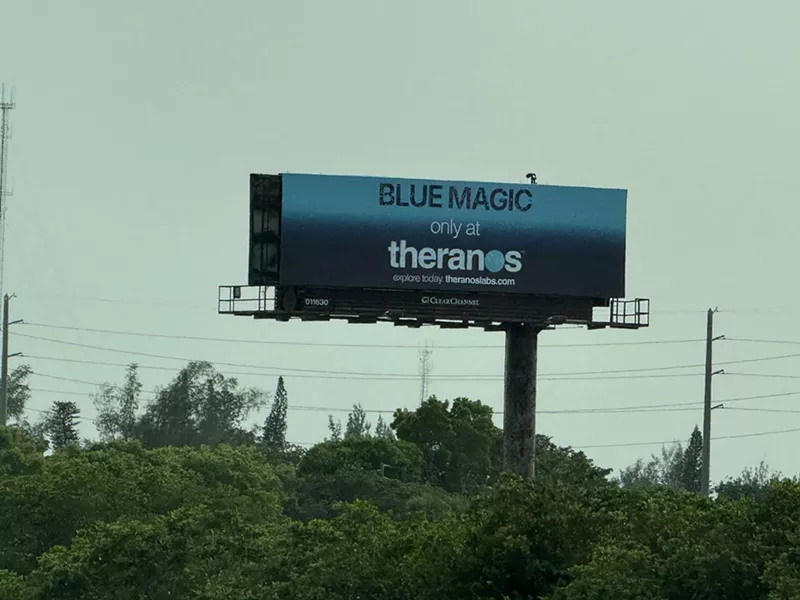 Image: A Blue Magic billboard on Interstate 95.