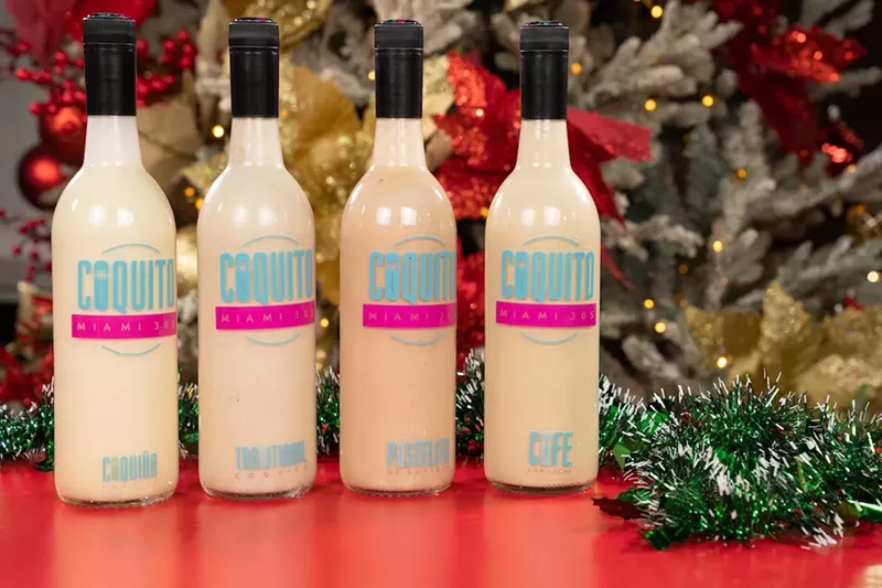 Image: Bottles of Miami Coquito 305.
