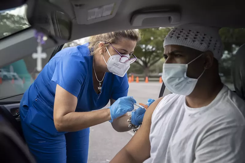 Image: COVID-19 vaccines and booster shots are widely available across South Florida.