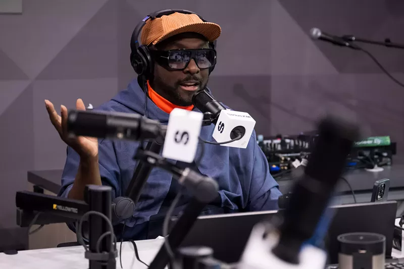 Image: Will.i.am in the SiriusXM studio in Miami Beach